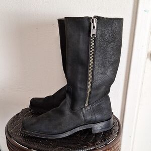 Frye Black Leather Women's Boots